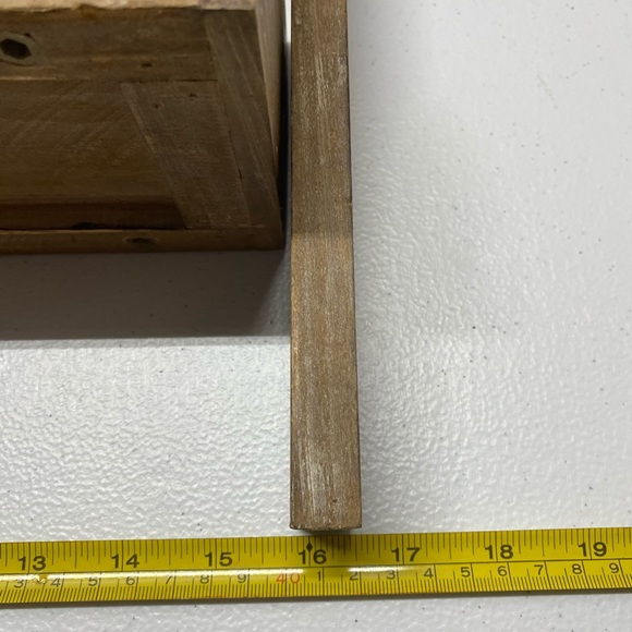 New Rustic  2 Tier Wooden Floating Shelve - Picture 7 of 10